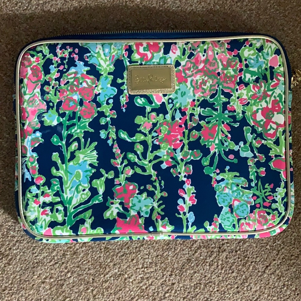 Lilly Pulitzer Laptop Sleeve Computer Case Zip Around Floral